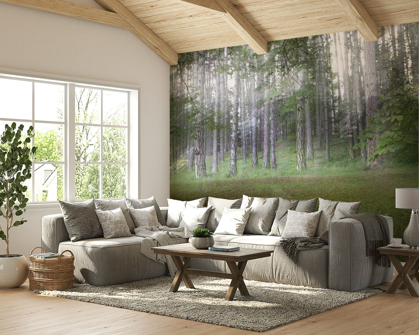 Perfect wall mural for living rooms, bedrooms, and offices

