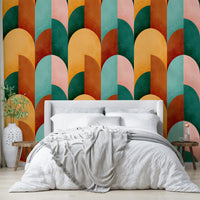 The texture appears smooth and graphic, like a vintage print or digital illustration.
