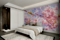 The mural covers a significant wall area.
