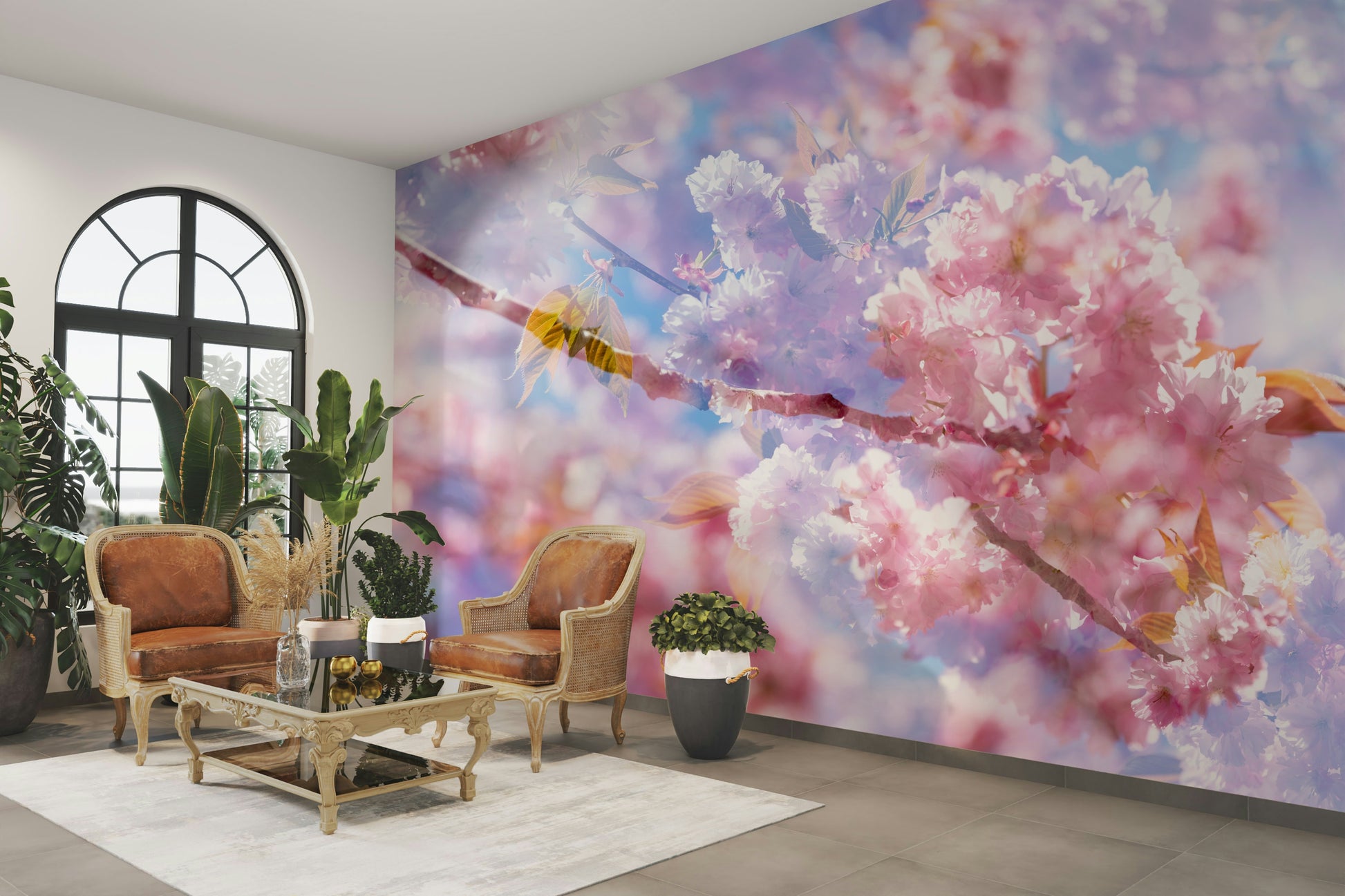 It gives a feeling of calm and immersive beauty.
