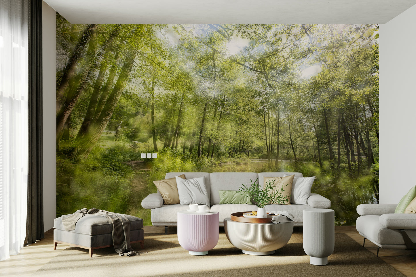 The texture appears smooth and realistic, like a high-quality photographic print.
