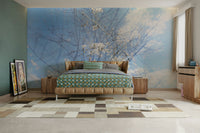 The design evokes a sense of peace, dreaminess, and the subtle beauty of nature meeting the heavens.
