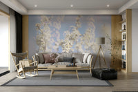 The mural covers a significant wall area.
