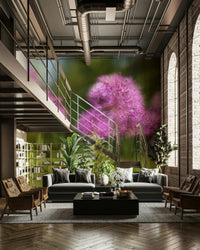 The design evokes a sense of peace, mystery, and the delicate beauty of flowers.
