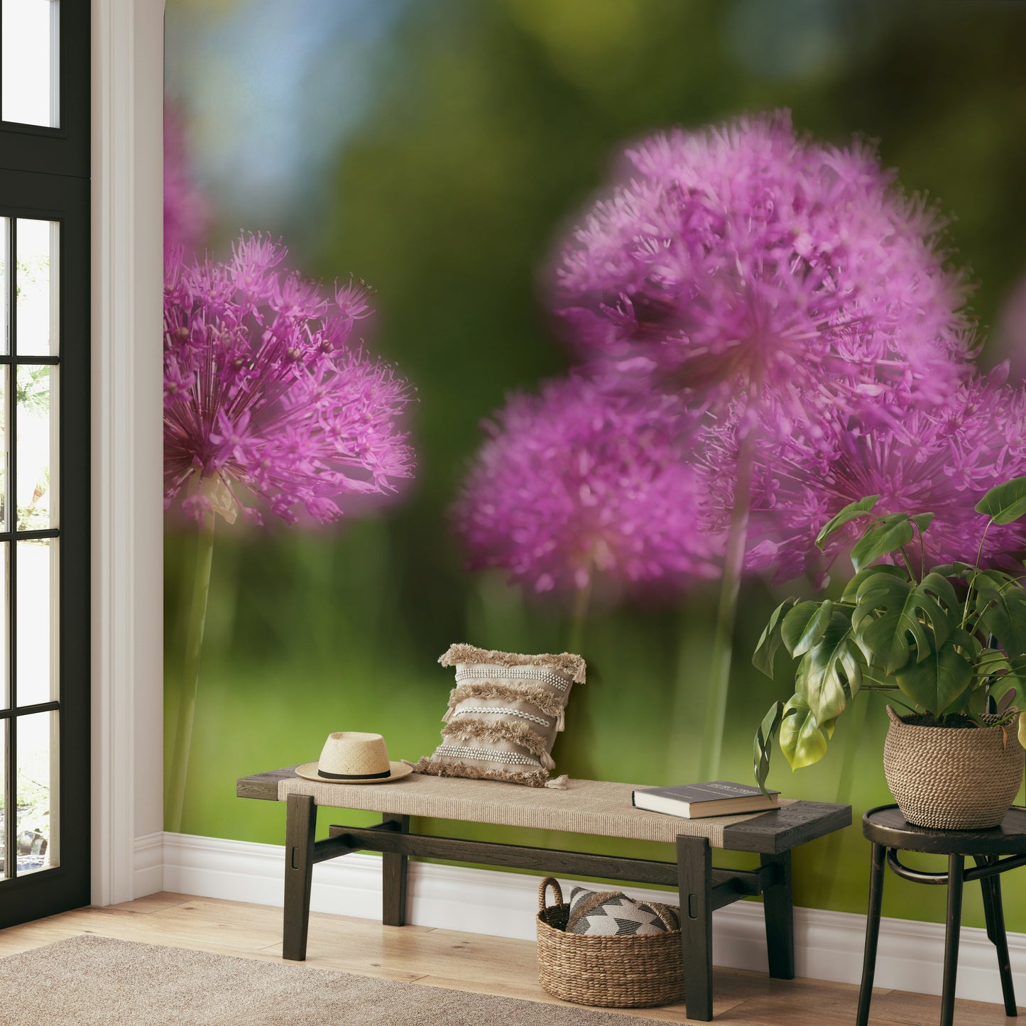 It gives a feeling of calm and immersive beauty.
