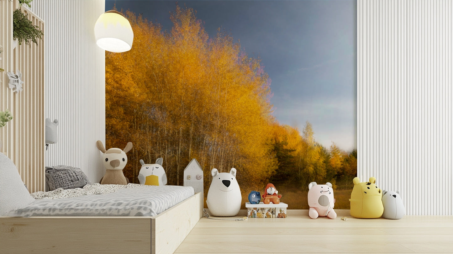 Provides a grand and artistic backdrop.
