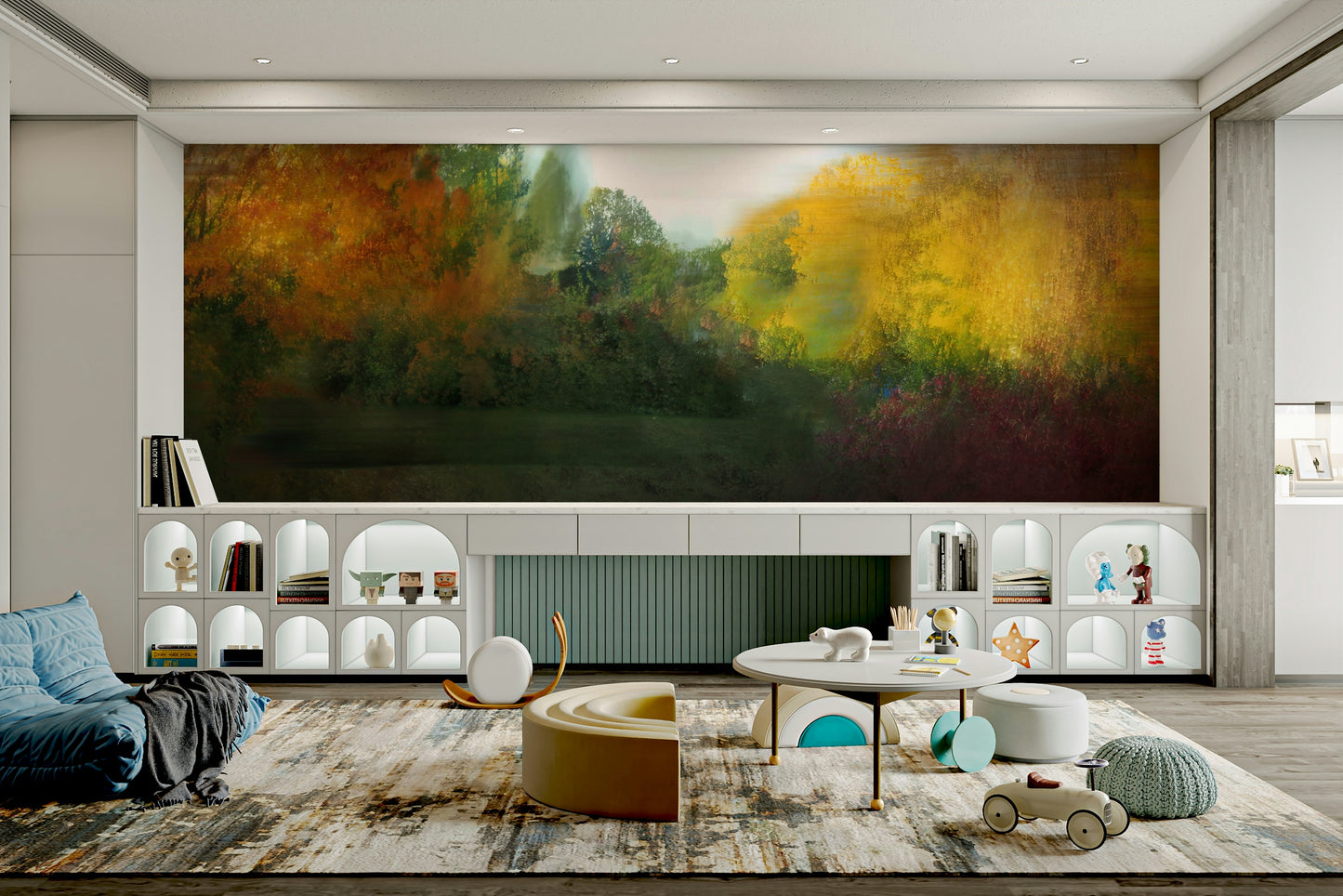 The high-quality print has a painterly or artistic quality.

