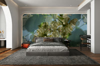 A large-scale art print of a natural scene.

