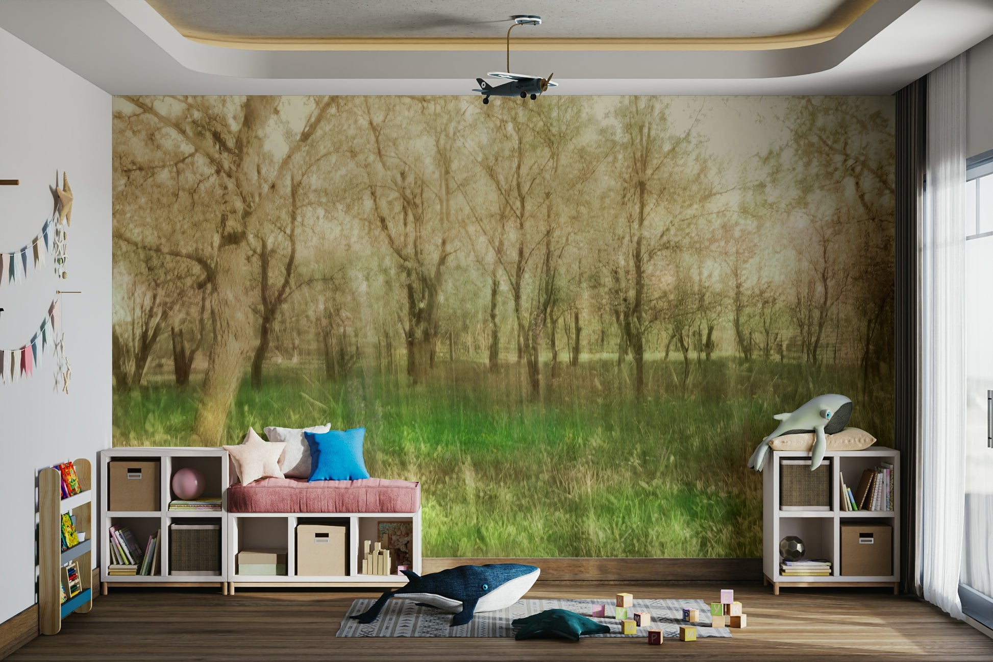 A large-scale nature photography art print.

