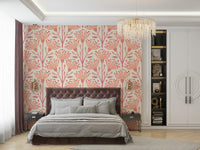 The wall mural is installed on a feature wall in a bedroom or nursery.

