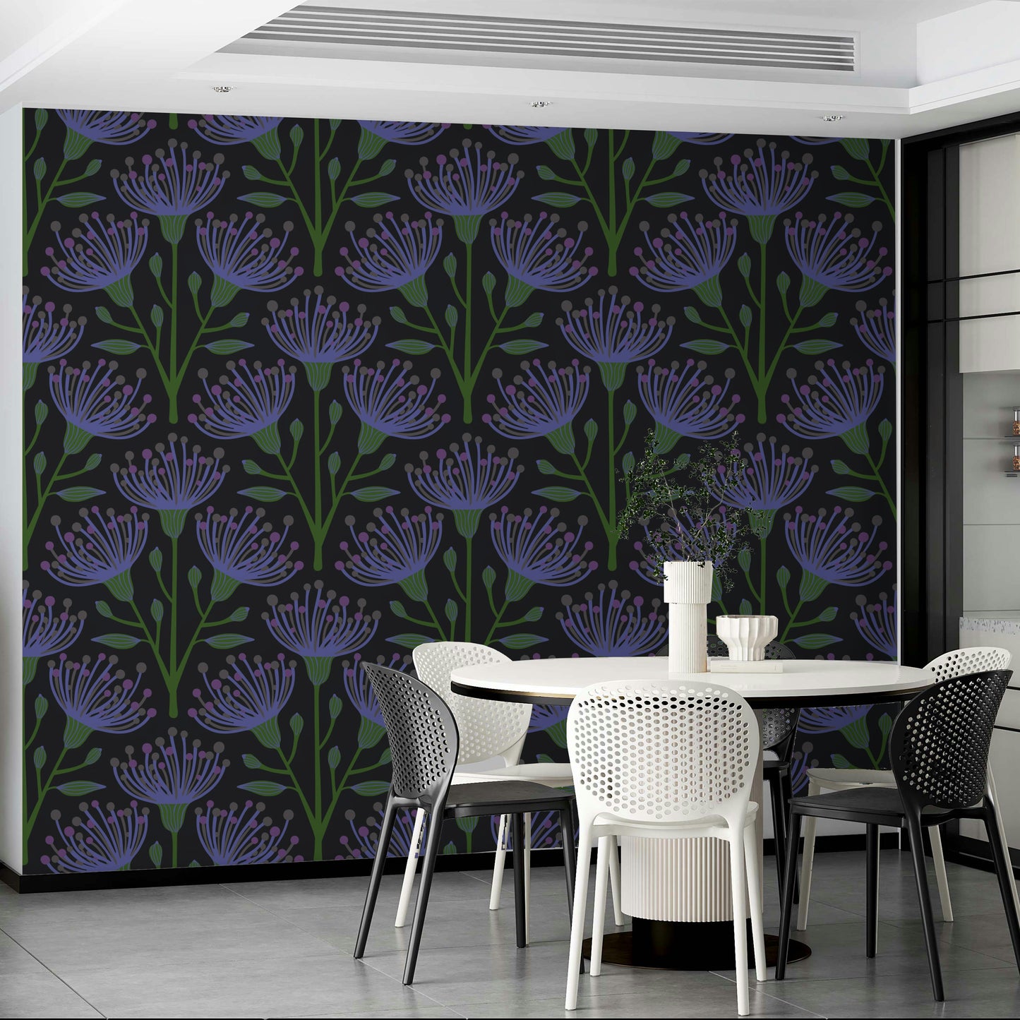 The background is a dark color, making the floral design stand out.

