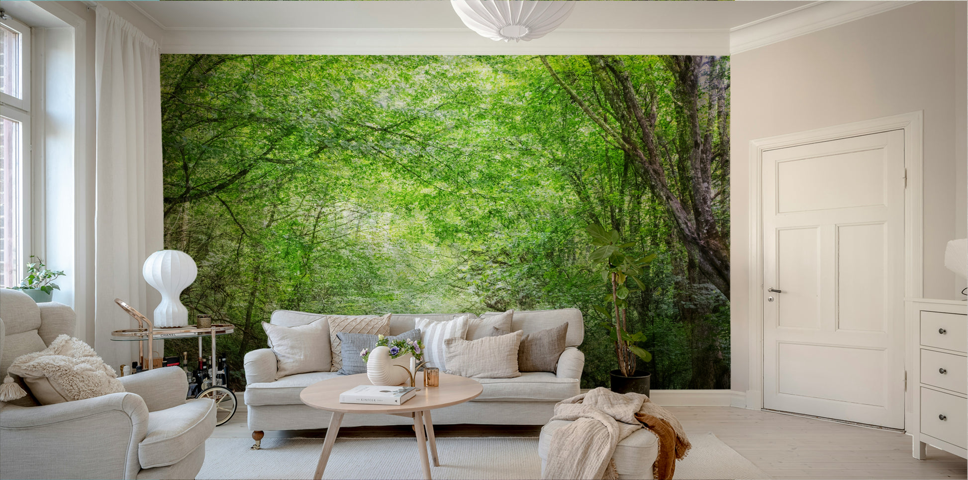 The feeling is one of quiet, natural beauty.

