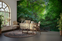 The view is from the beginning of a trail.

