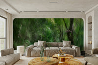 Tranquil trees and abundant greenery.

