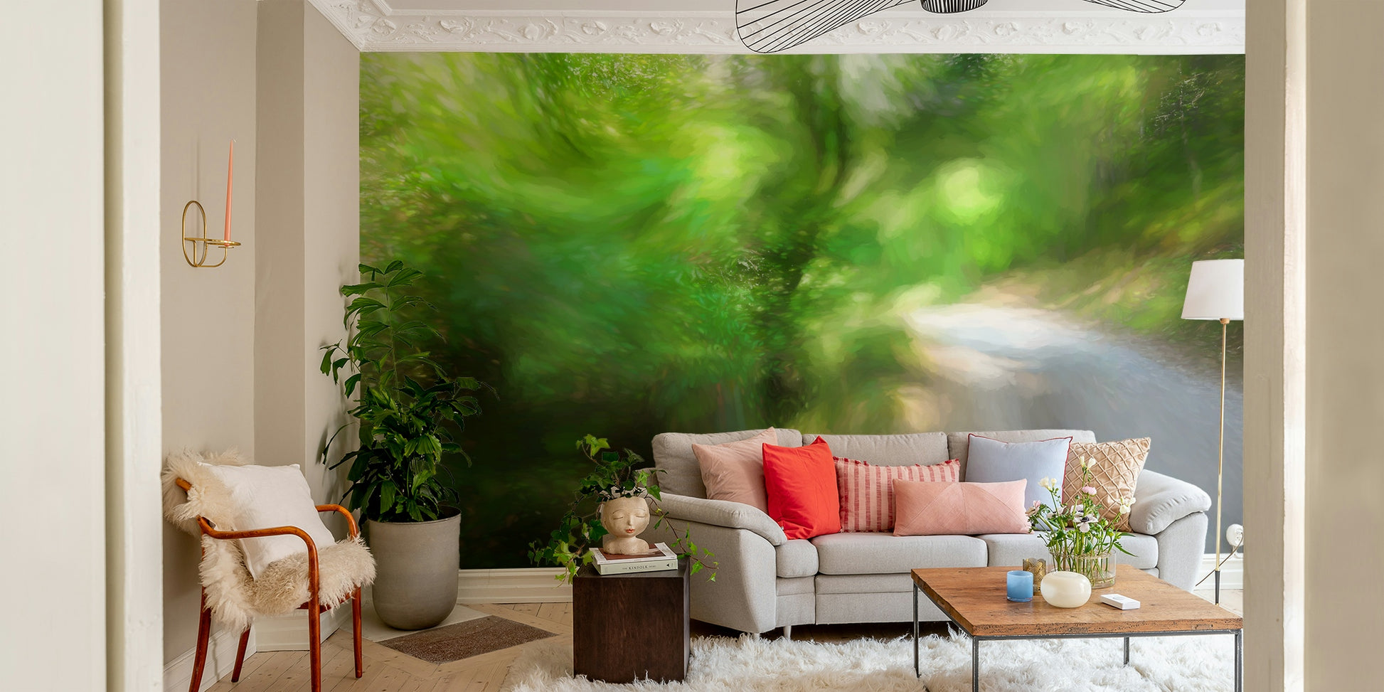 Inviting and calming outdoor feel.

