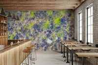 Wall decor evoking tranquility and freshness.

