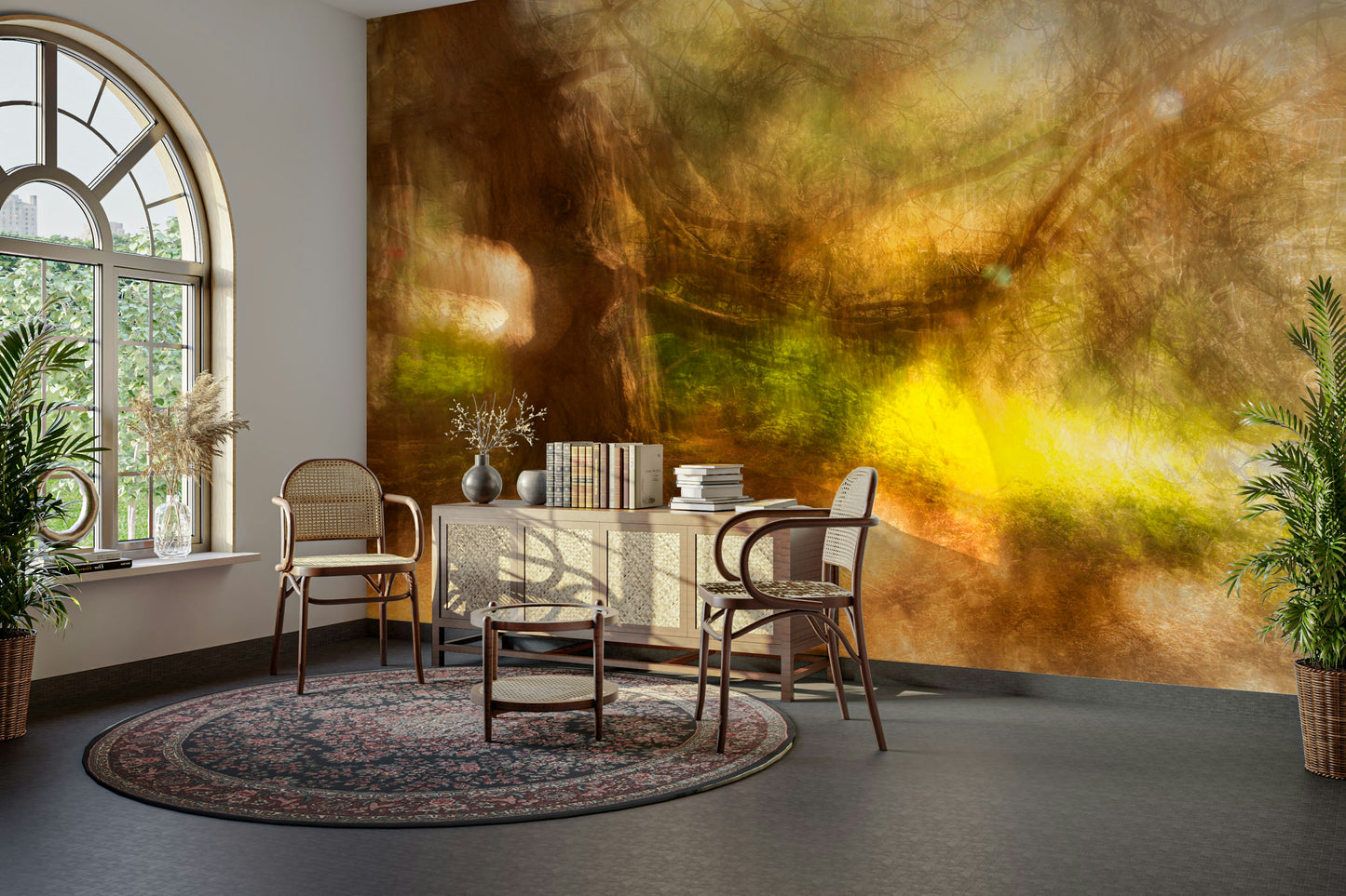 Ethereal and serene woodland art.

