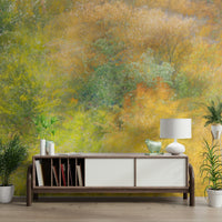 The colors blend softly together, like a watercolor painting.

