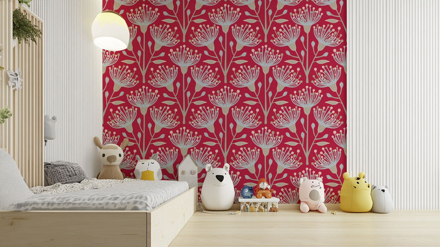 The background is a contrasting neutral color, making the design stand out.

