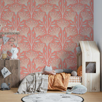 A close-up view of the eucalyptus leaves and floral details.


