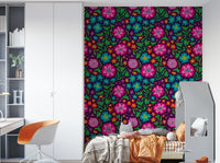 colorful and nostalgic floral design

