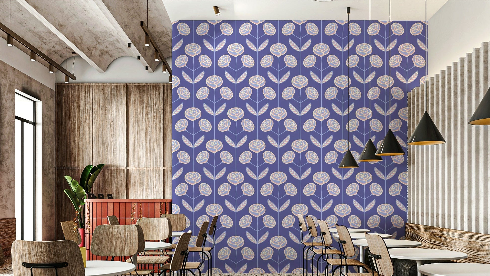 Artistic and elegant flower design.

