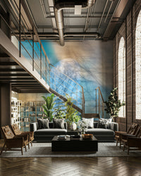 Tranquil blue color palette.

