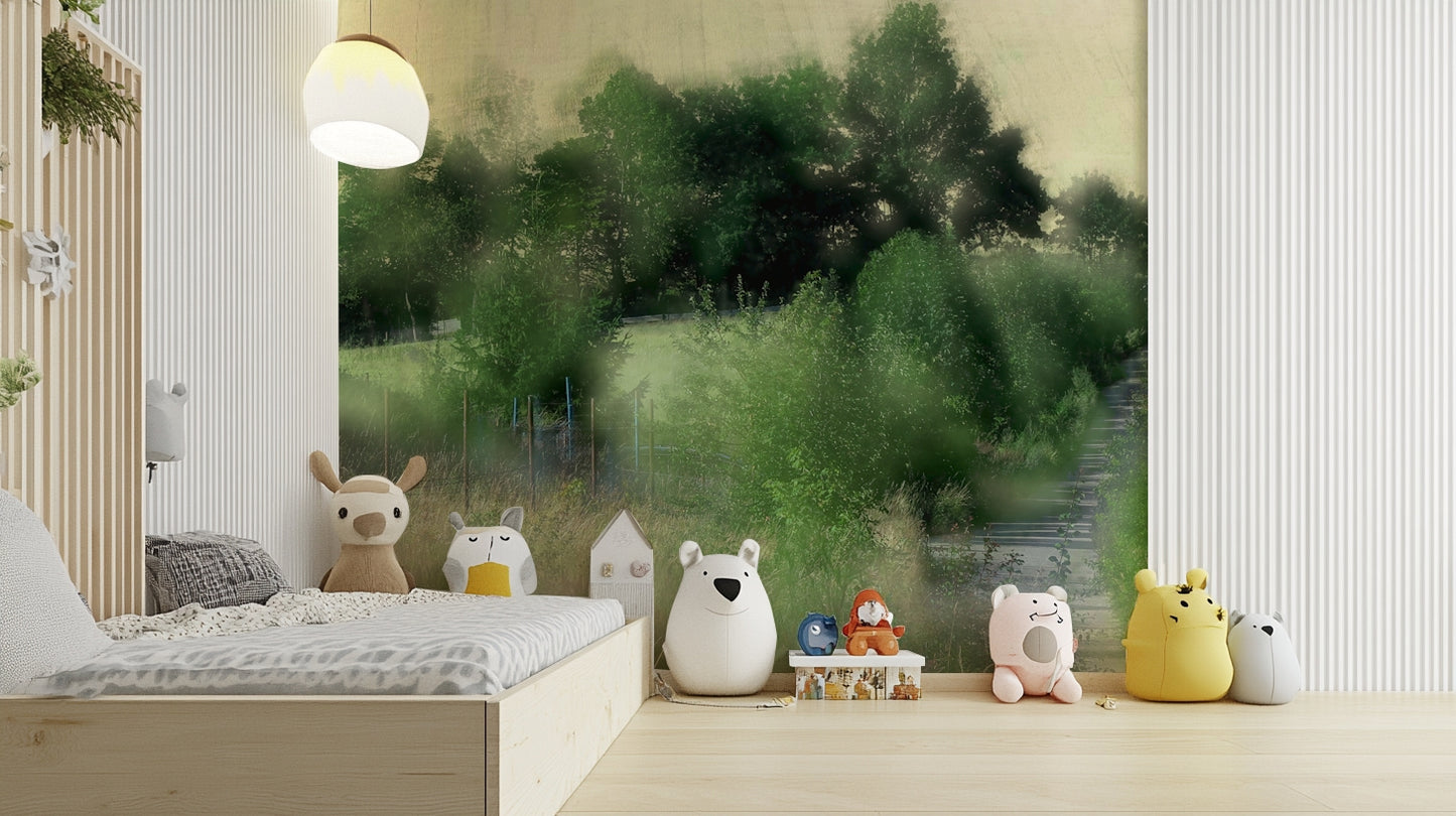 Sense of peace, calm, and inviting journey.

