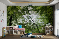 Focus on natural textures and light filtering through leaves.

