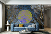 Focus on abstract shapes and colors.

