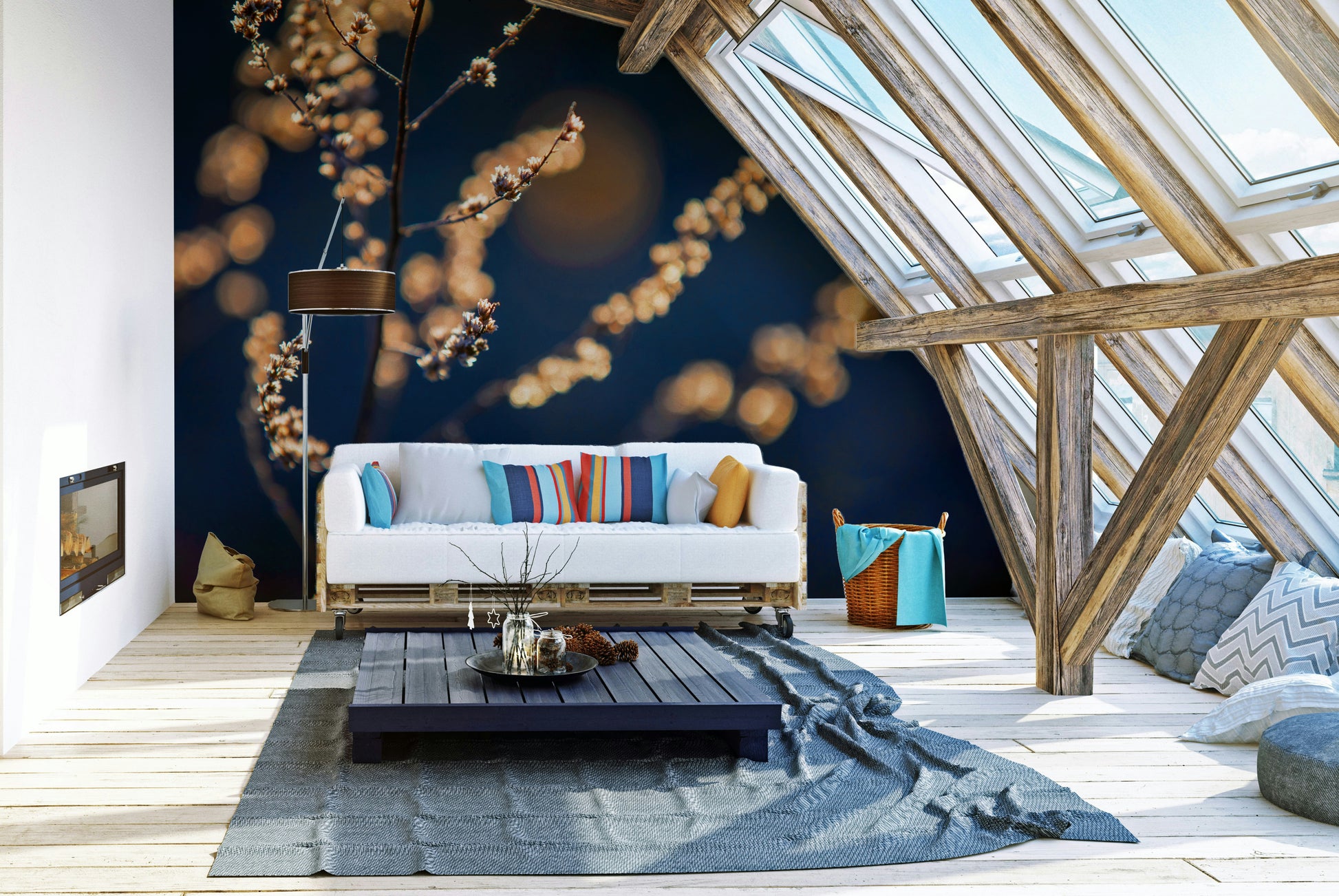 Delicate floral grasses in soft light.

