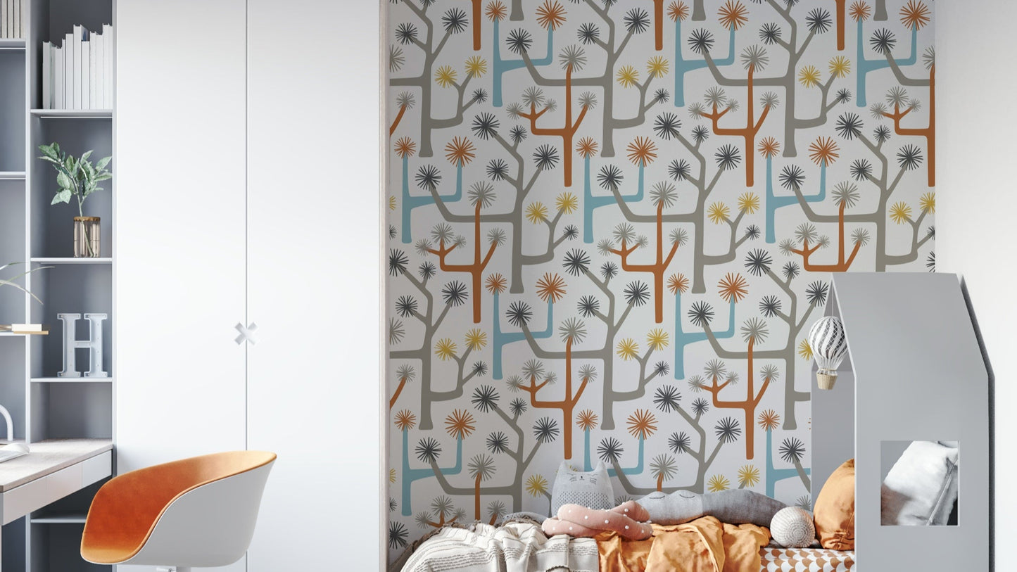 Harmonious color palette with gentle contrast.

