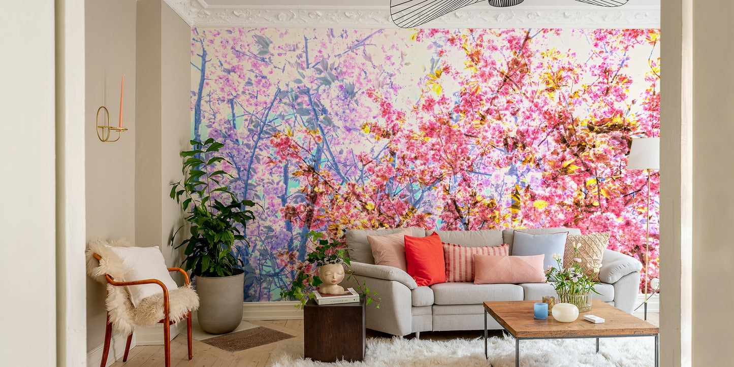 Soft focus with clear floral details.

