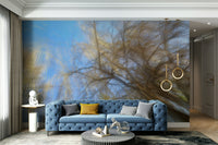Wall decor evoking tranquility and openness.

