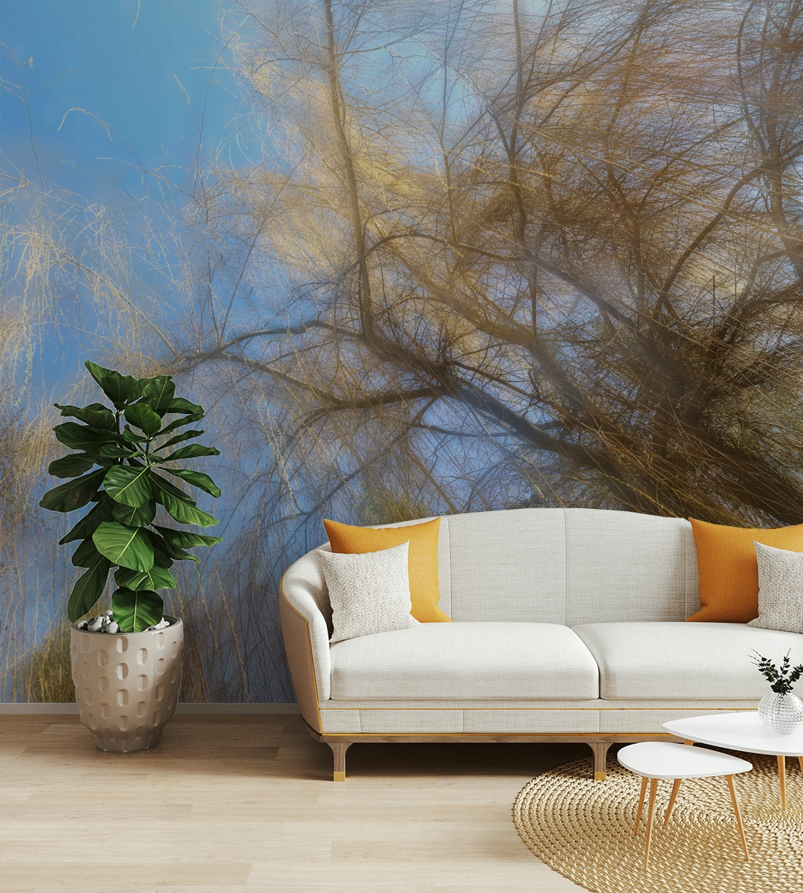 Ethereal and serene canopy view.

