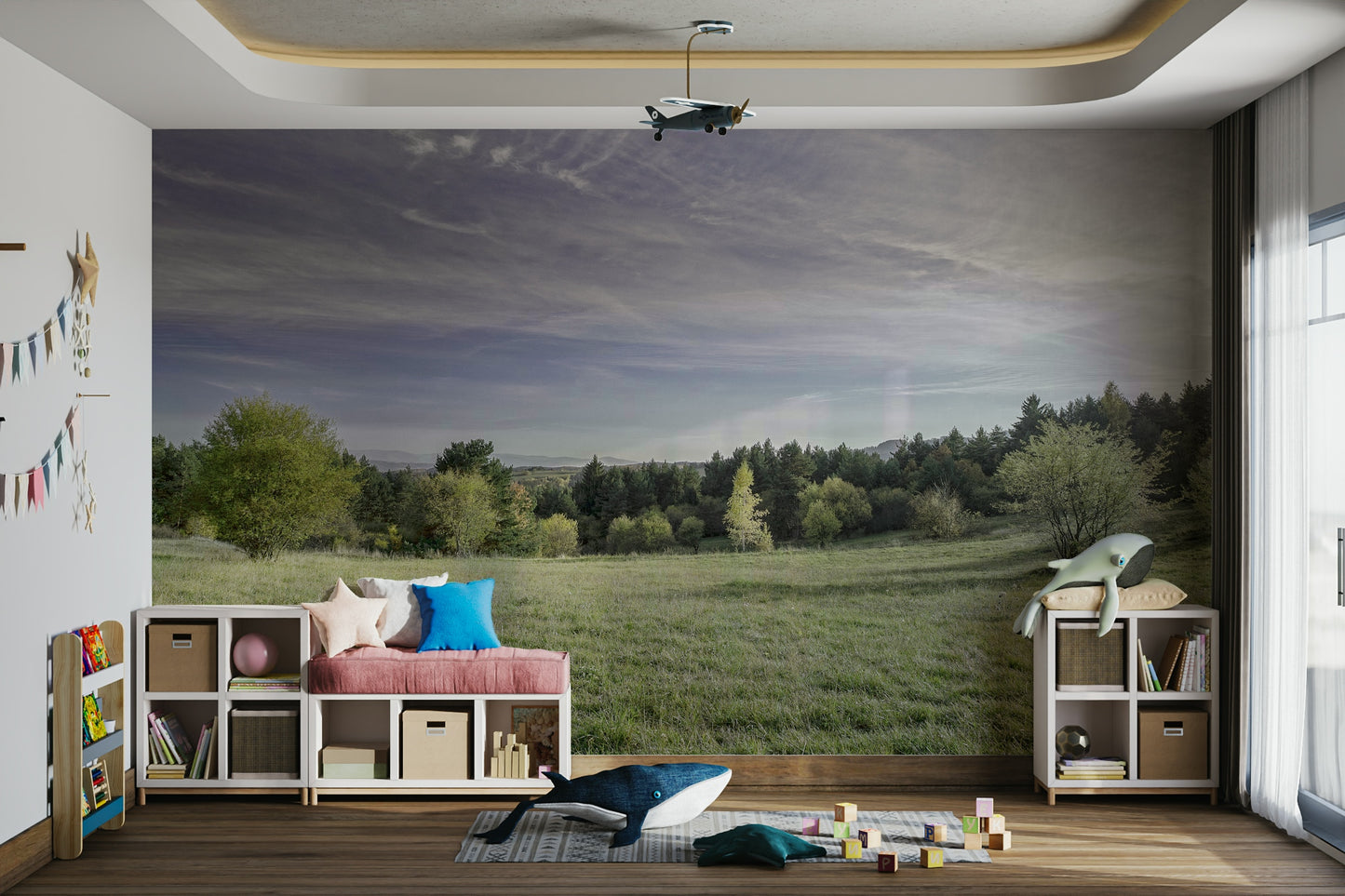 Inviting and calming outdoor feel.

