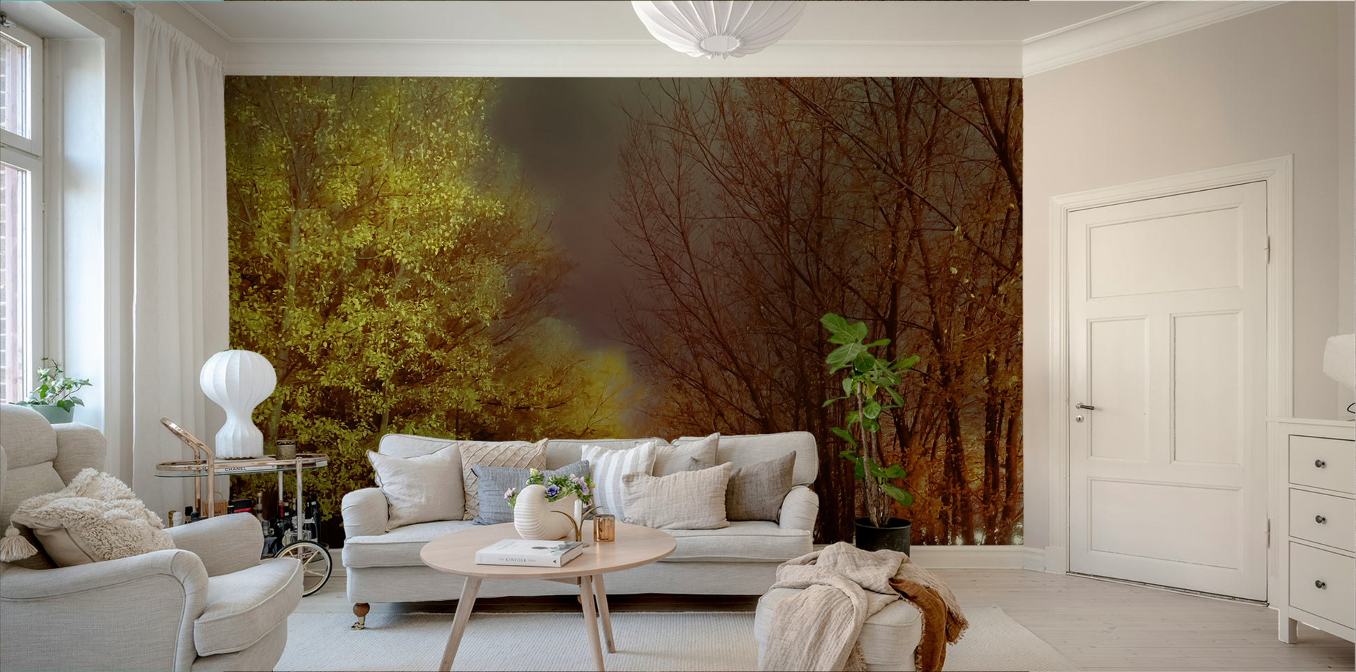 Sense of peace and natural beauty.

