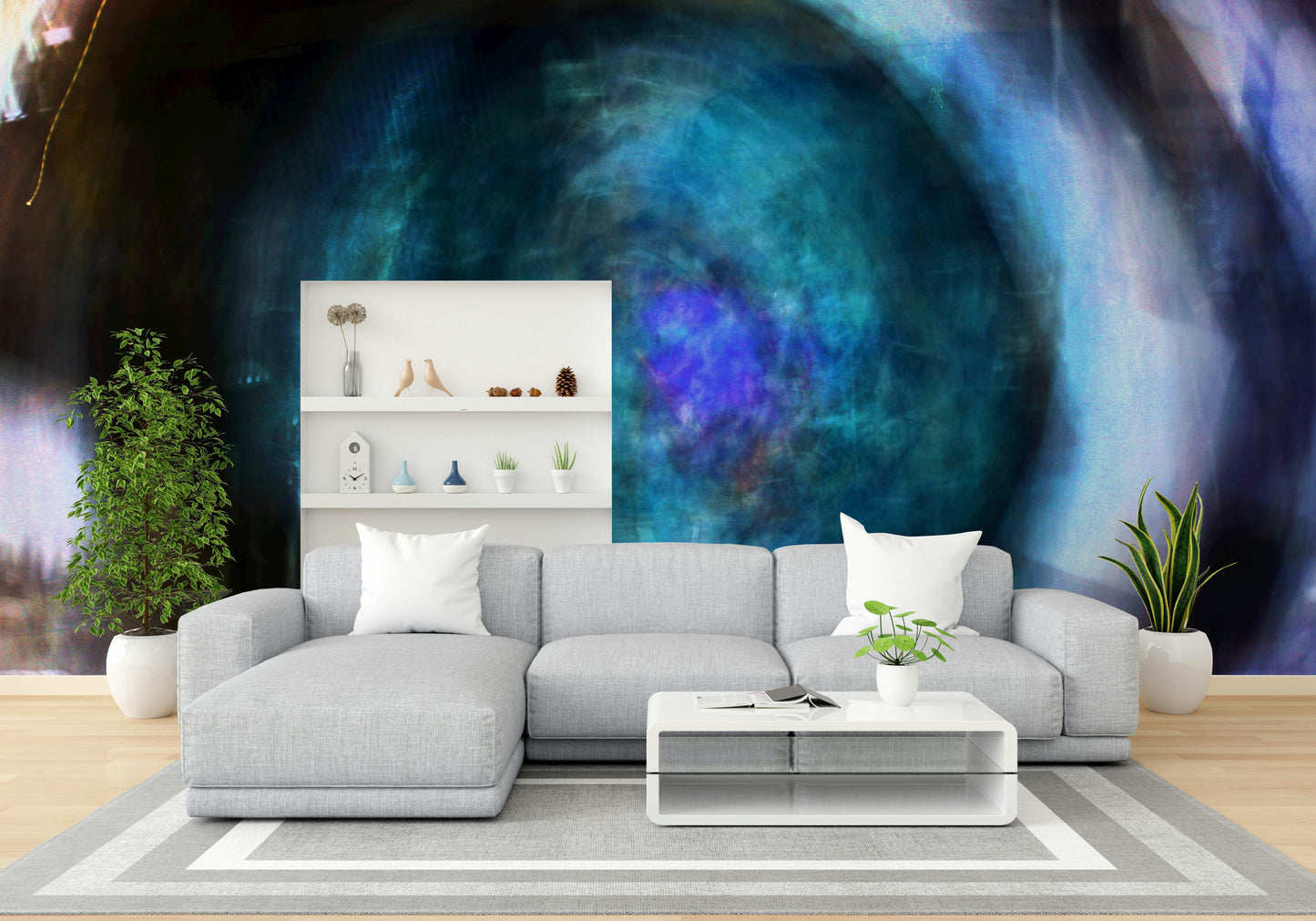 Ideal for a living room, office, or accent wall.

