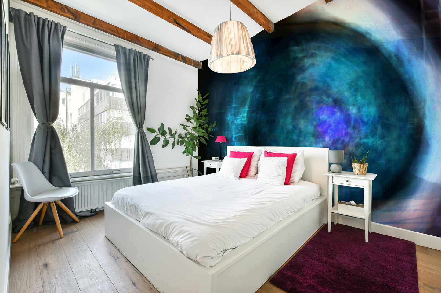 Shades of blue with subtle variations.

