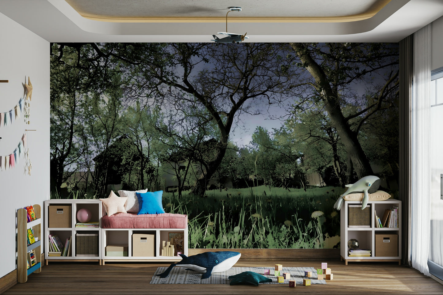 Inviting and calming outdoor feel.

