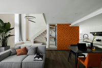 Wall mural with retro Scandinavian style
