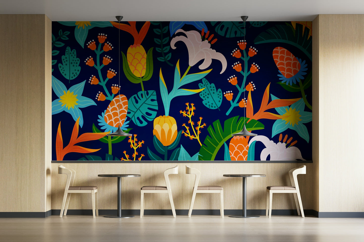 Frida wall mural with vibrant artistic detail
