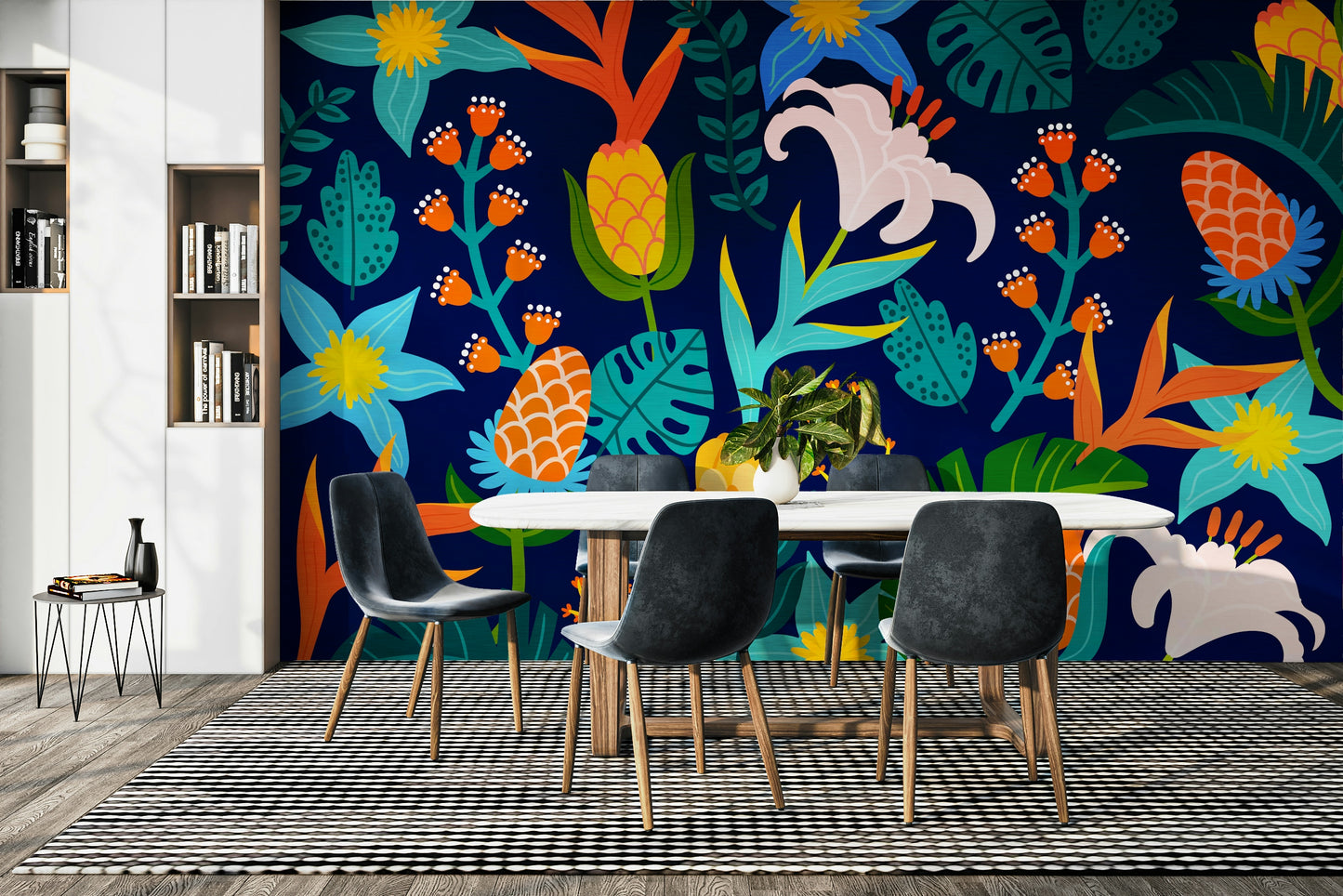 Wall mural inspired by art and culture
