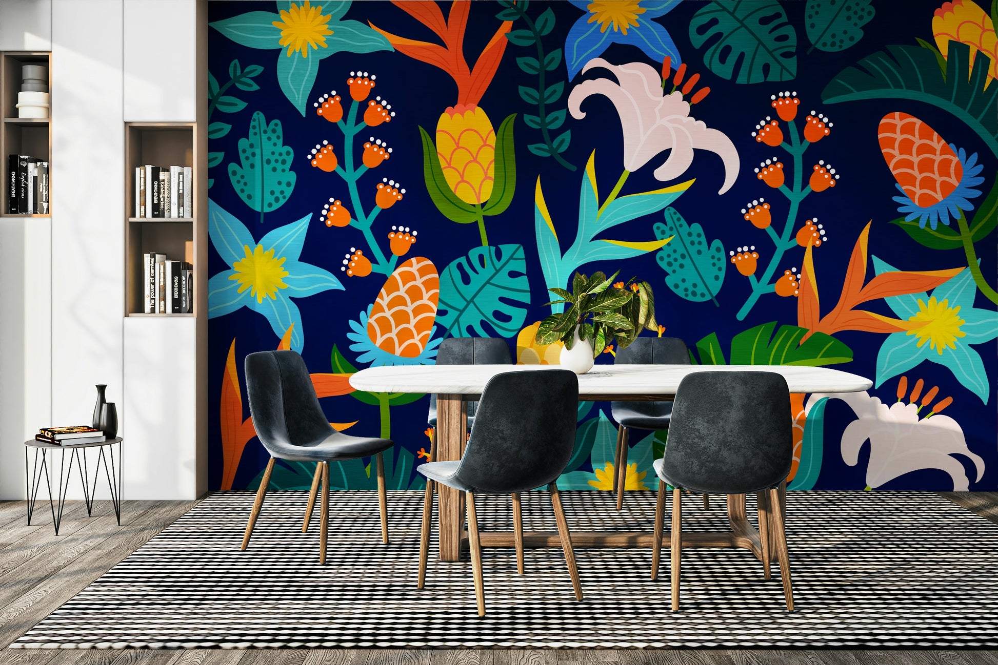 Wall mural inspired by art and culture
