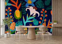 Frida design with vivid floral patterns
