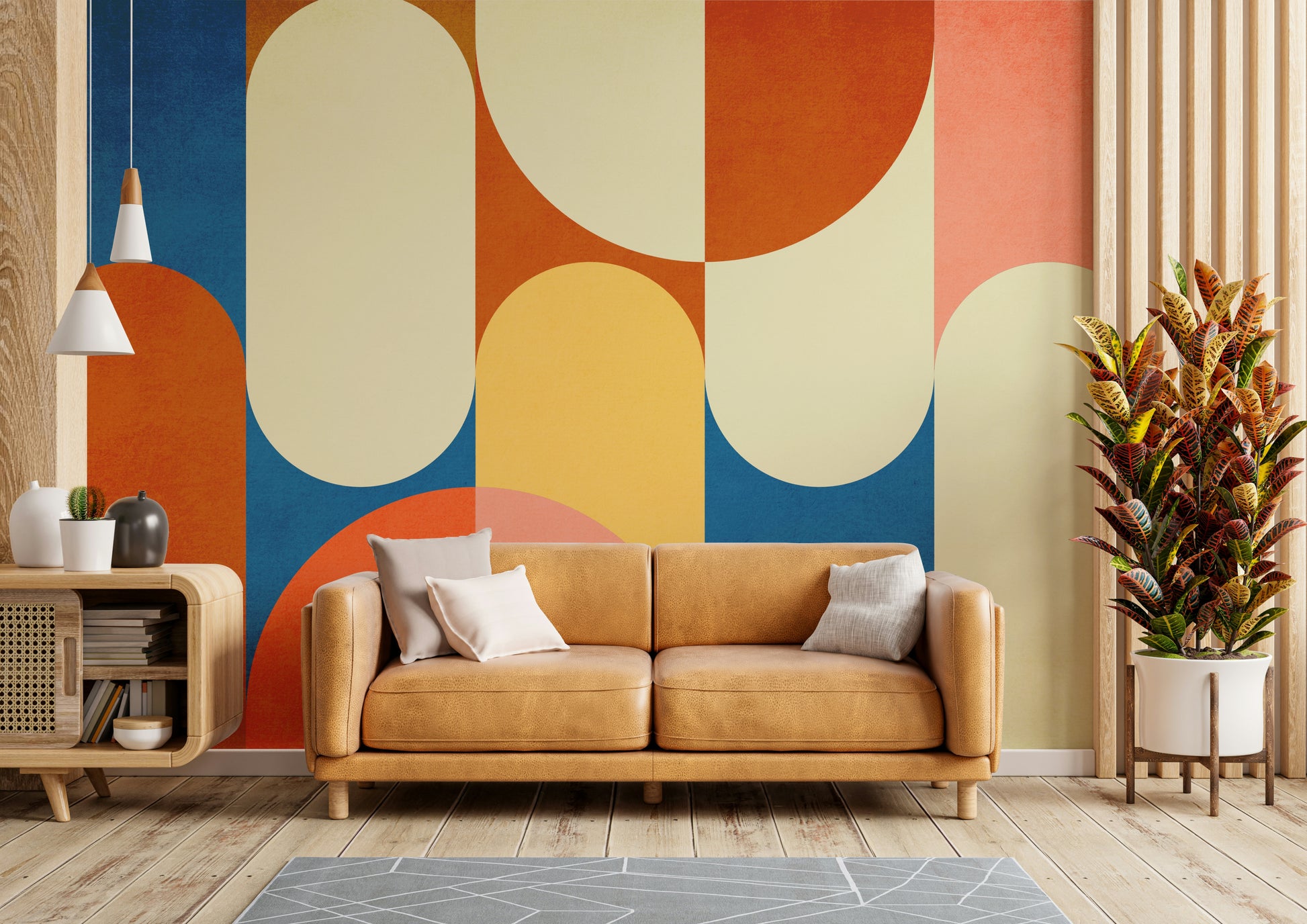 Moody mural wallpaper for bold interiors
