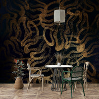 Lush, exotic landscapes, often tropical.