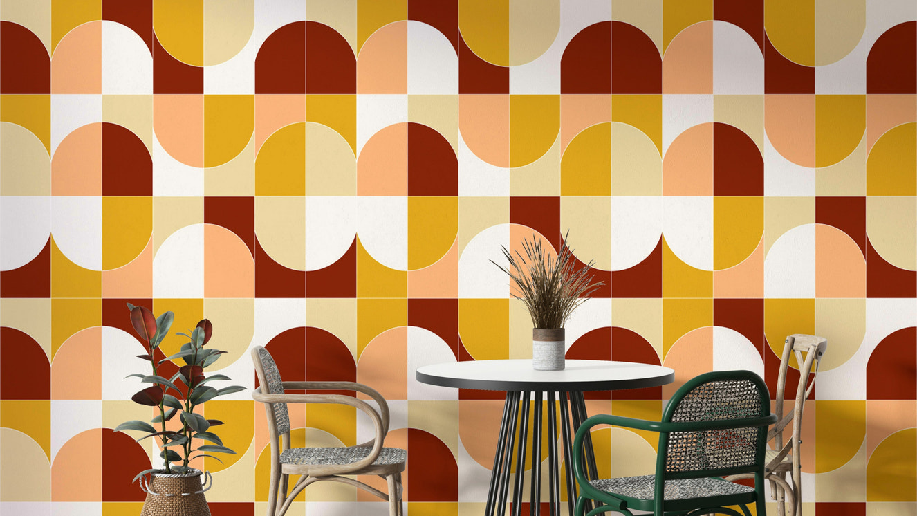 Ideal for a living room, office, or accent wall.

