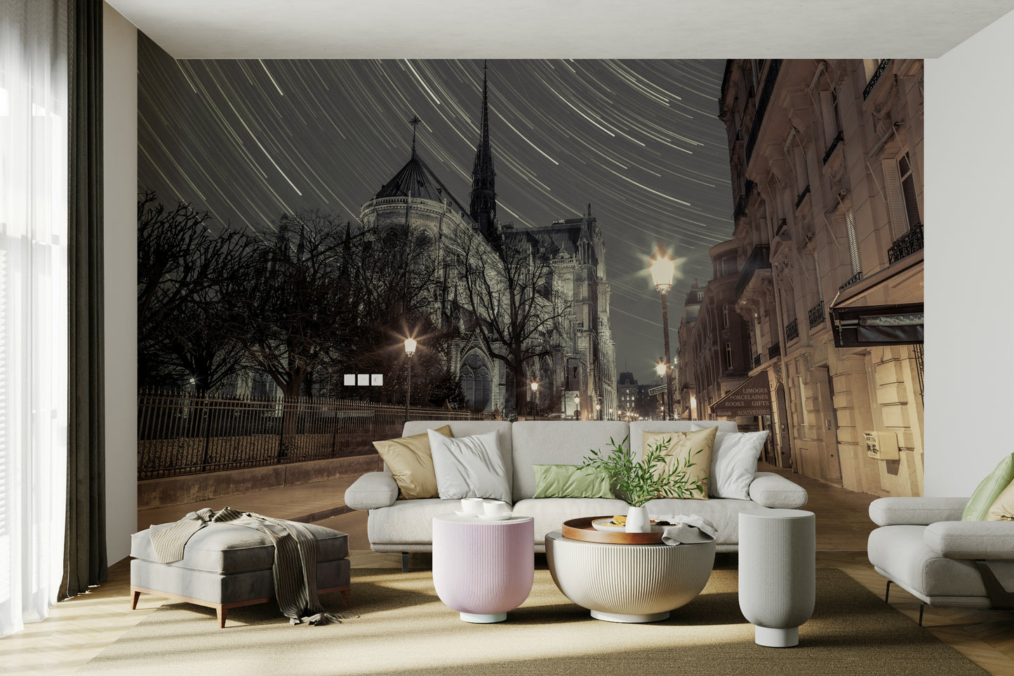 Detailed Notre-Dame wallpaper.

