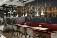 Modern city wall decor.

